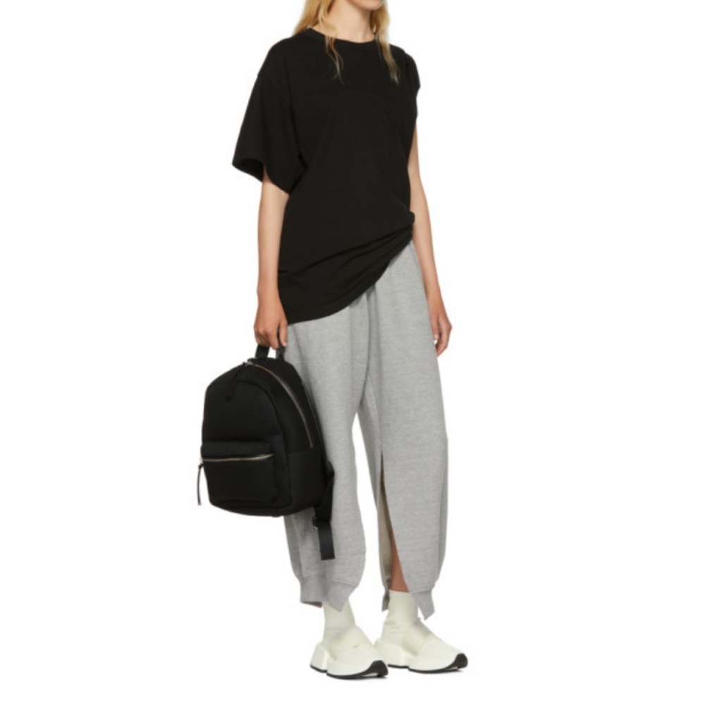 MM6 Margiela Grey Slit Sweatpants 100% Cotton